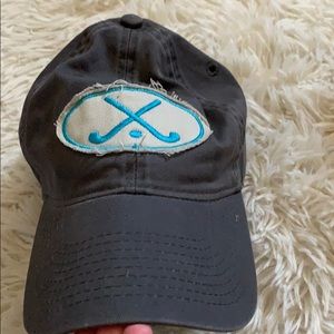 Cute field hockey emblem hat